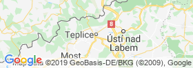 Teplice map
